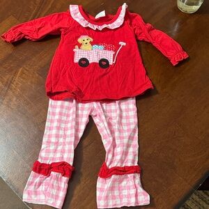 Charming Red and Pink Kids Valentine’s Day Set